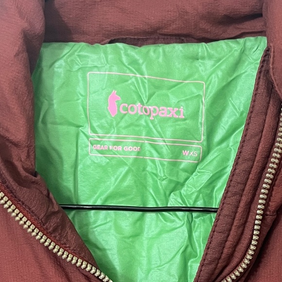 Cotopaxi Women’s Puffer Jacket XS Drumfire Red Zip Up Light Weight - Picture 5 of 7